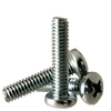 #8-32 x 3/16" (Fully Threaded) Machine Screws Pan Head Phillips Zinc Cr+3 (100/Pkg.)