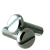 #8-32 x 7/8" (Fully Threaded) Machine Screws Pan Head Slotted Zinc Cr+3 (100/Pkg.)