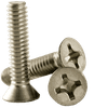 #0-80 x 1/2" (Fully Threaded) Phillips Flat Head Machine Screws, Fine 18-8 A-2 Stainless Steel (1000/Pkg.)