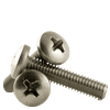 #8-32 x 2 1/4" (Fully Threaded) UNC Machine Screws Philips Pan Head Coarse Stainless A2 (18-8) (500/Pkg.)
