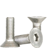 M8-1.25x18 mm Fully Threaded Flat Socket Caps Coarse 18-8 Stainless (100/Pkg.)