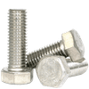 M12-1.75x70 mm Fully Threaded DIN 933 Hex Cap Screws Coars Stainless Steel A2 (25/Pkg.)