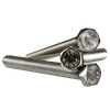5/16"-18 x 1-1/2" Fully Threaded Hex Cap Screws Full Thread Coarse 18-8 Stainless Steel (100/Pkg.)