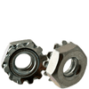 5/16"-24 External Tooth Keps Locknut, Zinc Cr+3 (100/Pkg.)