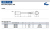 Kipp 5/16"-18 Gear Lever, Stainless Steel, Style C, 100 mm Length (Qty. 1), K0179.14A3X100