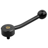 Kipp 1/2-13x20 Adjustable Tension Levers, Low Profile, External Thread, 15 Degrees, Size 2 (Qty. 1), K0114.2A52X20