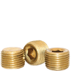 Image of 1/2"-14 Pipe Plugs Brass Dry-Seal 3/4" Taper  (USA) (500/Bulk Pkg.)