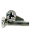 #6-32 x 1/2" (Fully Threaded) Phillips Flat Head Machine Screws Zinc Cr+3 (100/Pkg.)