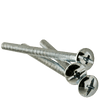 1/4"-20 x 6" (Fully Threaded) Machine Screws Truss Head Phillips/Slotted Combo Coarse Zinc Cr+3 (100/Pkg.)