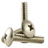 #6-32 x 1/4" (Fully Threaded) Phillips Truss Head Machine Screws, Coarse 18-8 A-2 Stainless Steel (1,000/Pkg.)