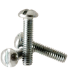 #6-32 x 1-1/8" (Fully Threaded) Machine Screws Round Head Slotted Zinc Cr+3 (10,000/Bulk Pkg.)