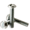 #8-32 x 1-5/8" (Fully Threaded) Machine Screws Round Head Slotted Zinc Cr+3 (4,500/Bulk Pkg.)