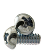 #6-32 x 1/2" (Fully Threaded) Machine Screws Round Head Phillips Zinc Cr+3 (100/Pkg.)