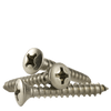 #12 x 2" F/T Self-Tapping Screws Phillips Oval Head Type A 18-8 A2 Stainless Steel (500/Pkg.)