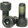3/8"-24 x 1-1/4" Fully Threaded Socket Head Cap Screws Fine Alloy Nylon-Patch Thermal Black Oxide (100/Pkg.)