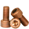 #10-32 x 1/2" Fully Threaded Socket Head Cap Screws Fine Silicon Bronze (100/Pkg.)