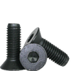 1/4"-20 x 1-1/8" Fully Threaded Flat Socket Caps Coarse Alloy Thermal Black Oxide (100/Pkg.)