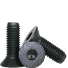 1"-8 x 3" Fully Threaded Flat Socket Caps Coarse Alloy Thermal Black Oxide (10/Pkg.)