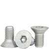 #10-32 x 1" Fully Threaded Flat Socket Cap Fine Alloy Mechanical Zinc (100/Pkg.)