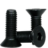 M5-0.80 x 40 mm Partially Threaded Flat Socket Caps 12.9 Coarse Alloy DIN 7991 Thermal Black Oxide (100/Pkg.)