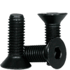 M8-1.25 x 45 mm Flat Socket Caps 12.9 Coarse Alloy DIN 7991 Thermal Black Oxide (100/Pkg.)