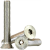 #10-24 x 1-3/4" Non-Standard Flat Socket Caps Coarse 18-8 Stainless (100/Pkg.)