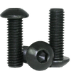 #2-56 x 1/8" Fully Threaded Button Socket Caps Coarse Alloy Thermal Black Oxide (100/Pkg.)