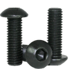 #2-56 x 5/16" Fully Threaded Button Socket Caps Coarse Alloy Thermal Black Oxide (100/Pkg.)