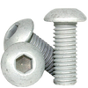 #10-32 x 1/2" Fully Threaded Button Socket Cap Fine Alloy Mechanical Zinc (100/Pkg.)