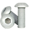 1/4"-20 x 1/2" Fully Threaded Button Socket Cap Coarse Alloy Mechanical Zinc (100/Pkg.)
