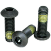 #6-32 x 3/8" Fully Threaded Button Socket Caps Coarse Alloy w/ Nylon-Patch Thermal Black Oxide (100/Pkg.)