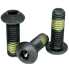 #6-32 x 1/2" Fully Threaded Button Socket Caps Coarse Alloy w/ Nylon-Patch Thermal Black Oxide (100/Pkg.)