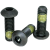 #8-32 x 1/4" Fully Threaded Button Socket Caps Coarse Alloy w/ Nylon-Patch Thermal Black Oxide (100/Pkg.)