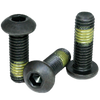 #10-32 x 3/8" Fully Threaded Button Socket Caps Fine Alloy w/ Nylon-Patch Thermal Black Oxide (100/Pkg.)