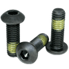 5/16"-24 x 1/2" Fully Threaded Button Socket Caps Fine Alloy w/ Nylon-Patch Thermal Black Oxide (100/Pkg.)