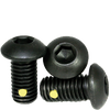 1/2"-13 x 1-1/2" Fully Threaded Button Socket Caps Coarse Alloy w/ Nylon-Pellet Thermal Black Oxide (100/Pkg.)