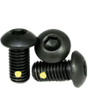 1/4"-28 x 1/2" Fully Threaded Button Socket Caps Fine Alloy w/ Nylon-Pellet Thermal Black Oxide (100/Pkg.)