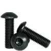 M4-0.70 x 16 mm Fully Threaded Button Socket Caps 12.9 Coarse Alloy ISO 7380 Thermal Black Oxide (100/Pkg.)