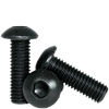 M12-1.75 x 16 mm Fully Threaded Button Socket Caps 12.9 Coarse Alloy ISO 7380 Thermal Black Oxide (100/Pkg.)