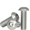 #8-32 x 1/4" Fully Threaded Button Socket Caps Coarse 18-8 Stainless (100/Pkg.)