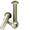 M5-0.80 x 12 mm Fully Threaded Button Socket Caps Coarse 18-8 Stainless (100/Pkg.)