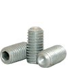 M5-0.80 x 6 mm Socket Set Screw Cup Point 45H Coarse Alloy ISO 4029 / DIN 916 Zinc-Bake Cr+3 (100/Pkg.)