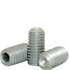 M5-0.80 x 10 mm Socket Set Screw Cup Point 45H Coarse Alloy ISO 4029 / DIN 916 Zinc-Bake Cr+3 (100/Pkg.)