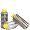 1/4"-20 x 5/8" Socket Set Screws Cup Point Coarse 18-8 Stainless w/ Nylon-Tip (100/Pkg.)