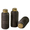 M3-0.50 x 6 mm Brass-Tip Socket Set Screws Cup Point Coarse Alloy (100/Pkg.)