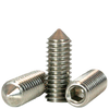 1/4"-20 x 1/4" Socket Set Screws Cone Point Coarse 18-8 Stainless (100/Pkg.)