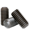 M5-0.80 x 25 mm Socket Set Screws Flat Point 45H Coarse Alloy ISO 4026 / DIN 913 (100/Pkg.)