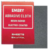 Premium Emery Cloth Sandpaper Sheets 9 x 11, Grade: Fine, Mercer Abrasives 215001 (50/Pkg.)