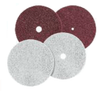 Non-Woven Edger Pads - 7" x 1/4" x 5/16" Hole - Maroon, Mercer Abrasives 451756 (20/Pkg.)