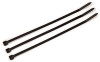7.87" UV Black Cable Ties 40 lb. (100/Bag)